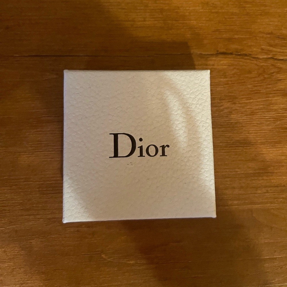 Dior embossed logo necklace worn only a few times